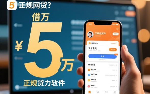 有没有能借5万正规网贷的软件，哪个平台通过率高