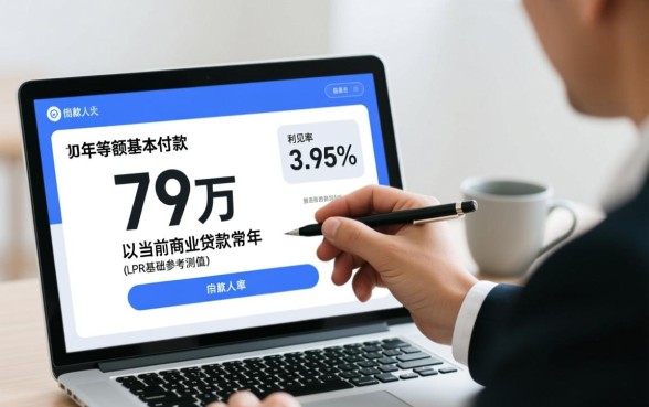 贷款79万20年等额本金还款多少，每月利息怎么算？