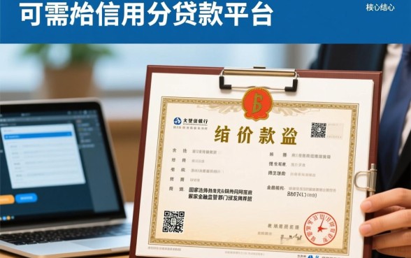 信用分贷款有哪些正规平台？哪个下款快利息低？