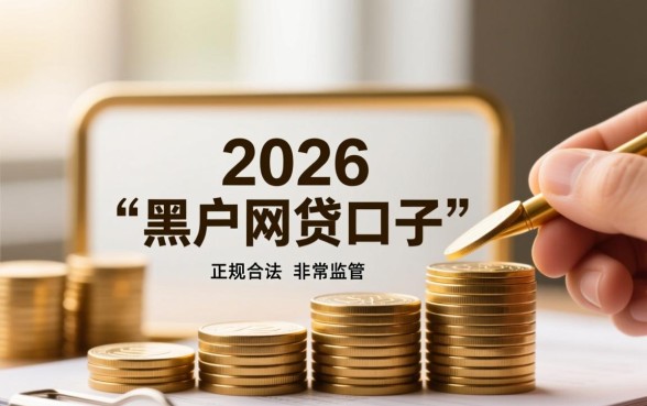 2026有没有黑户网贷口子，怎么申请容易下款？