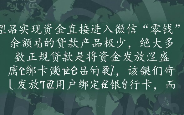 可以直接贷款到微信的应用软件有哪些？，微信贷款哪个软件放款快？