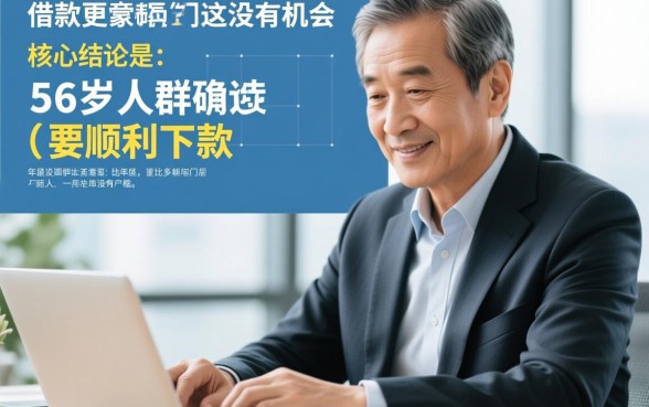 56岁哪个平台可以借钱好下款，56岁怎么借钱容易通过