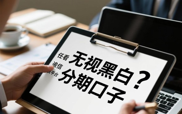 有没有无视黑白的分期的口子，哪里有不用查征信的口子