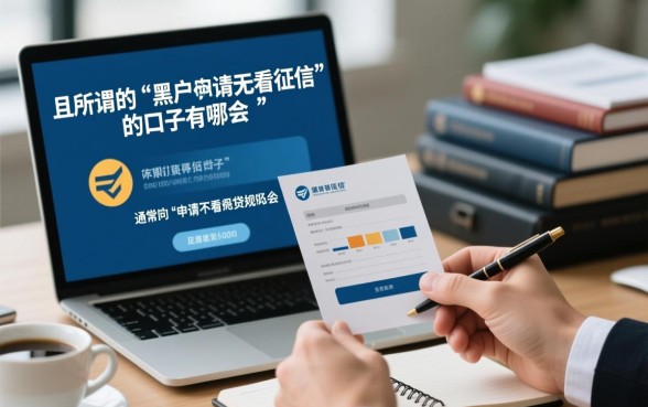 黑户申请不看征信的口子有哪些