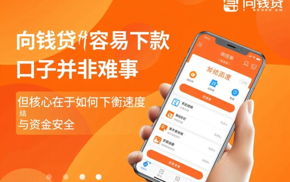 跟向钱贷一样容易下款的口子