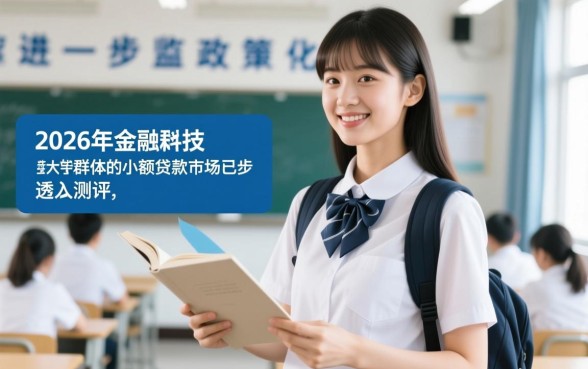 2026学生贷款软件哪个好，小额贷款怎么申请？