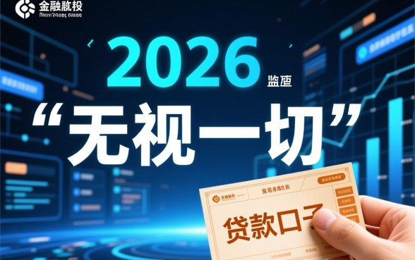 2026无视一切的小贷口子有哪些，哪个好下款？