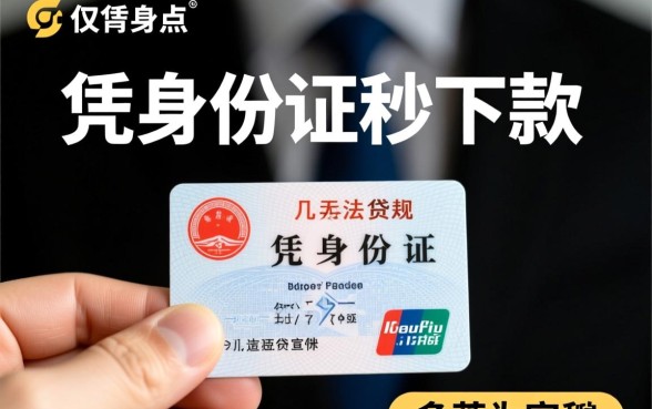 黑户网贷凭身份证最多可以贷多少，黑户凭身份证能下款吗？