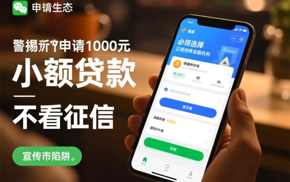 微信怎么借一千不看征信的贷款，不看征信哪里能借到钱？