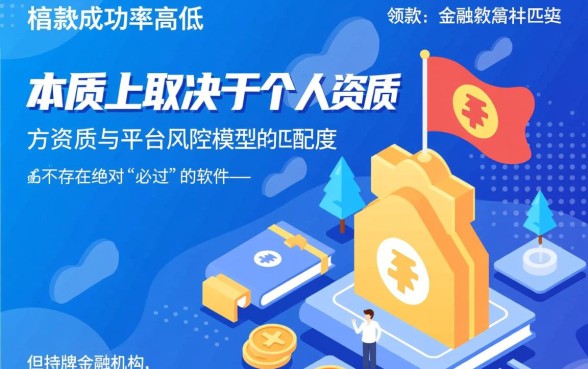 哪个借钱软件容易借款成功率高，急需钱哪里借容易通过？