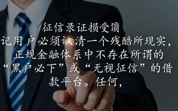 借款平台黑户哪个容易通过审批，2026不看征信必下款口子