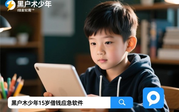 15岁未成年黑户怎么借钱？哪里有应急软件能下款？