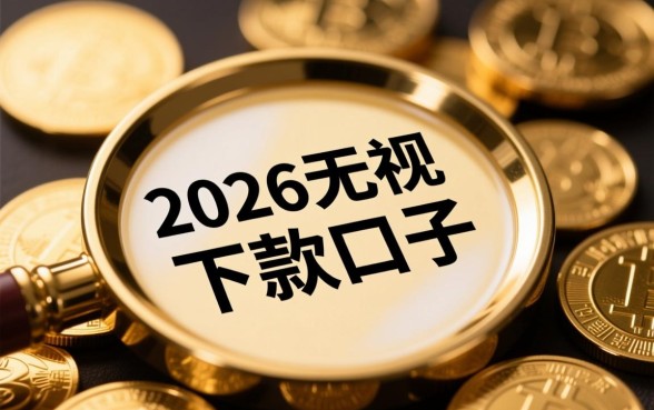 2026无视黑白的下款口子是真的吗，哪里有？