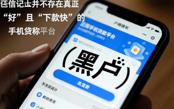 黑户手机贷款平台哪个好下款快，2026不用审核秒批是真的吗