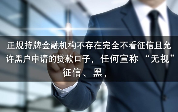 什么口子不看征信黑户可以贷款，2026最新黑户下款口子推荐