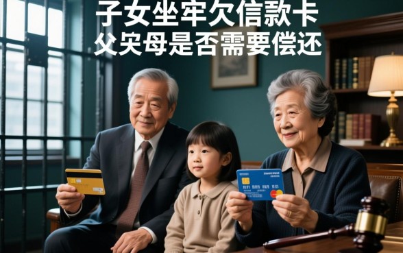 子女坐牢欠信用卡父母还吗，父母有义务偿还吗
