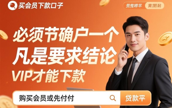 买会员能下款的口子求推荐，买会员必下款口子靠谱吗？