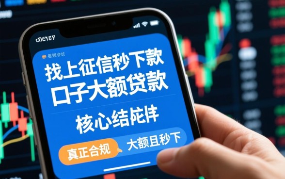 不上征信秒下款的口子大额贷款有哪些，2026最新申请渠道