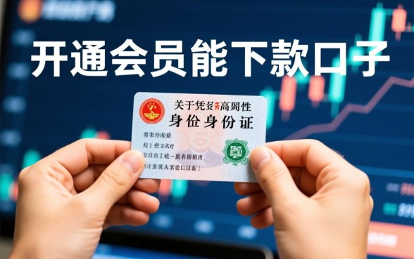 凭身份证开通会员能下款的口子是真的吗，急需用钱哪里借