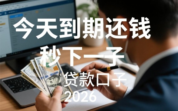 有没有秒下的口子今天到期还钱，急需用钱哪里有秒下款？