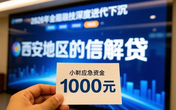 西安1000元必下款的口子有哪些？哪里能借到不看征信的钱？