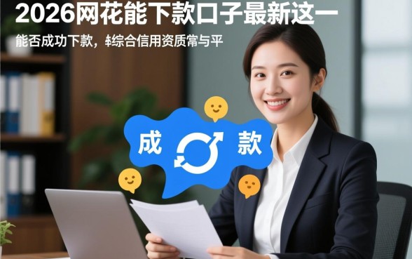 2026网花能下款的口子最新有哪些，哪个容易通过？