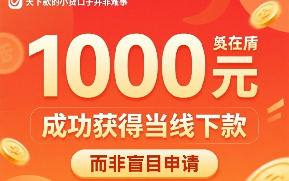 1000元当天下款的小贷口子有哪些，急需1000元哪里能借到