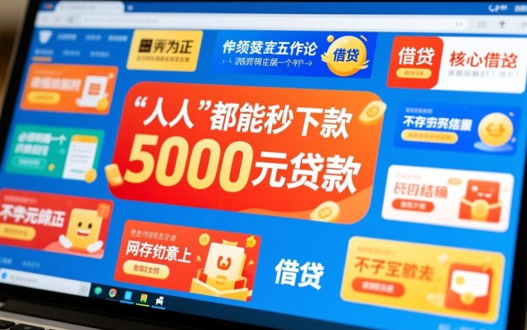 人人秒下款5000的贷款口子怎么申请，哪个平台容易下款