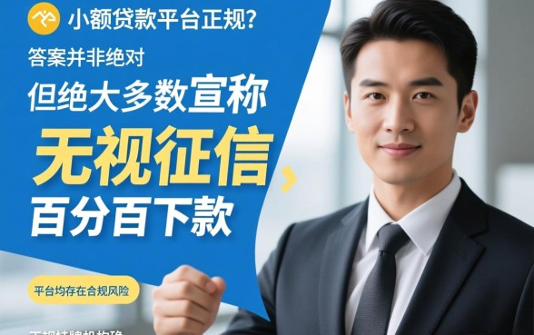 容易通过的小额贷款平台正规吗，有哪些好下款不查征信的