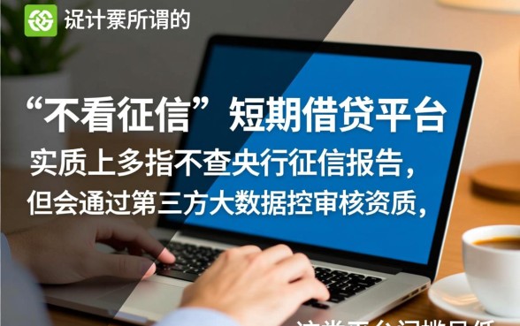 不看征信短期好借钱的平台有哪些，哪个最容易下款？