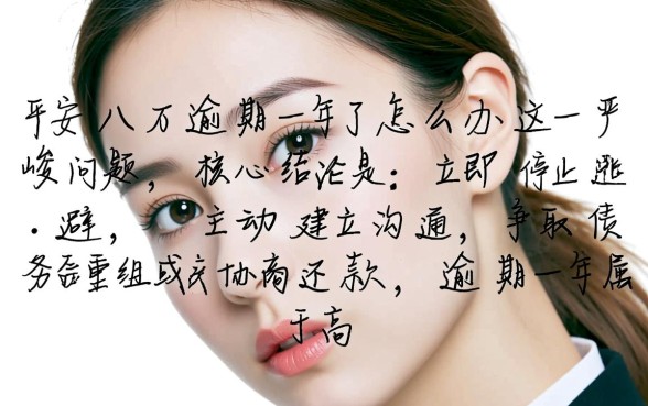 平安八万逾期一年了怎么办，会被起诉吗