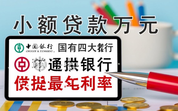 5万小额贷款哪个银行利息最低，怎么申请最划算