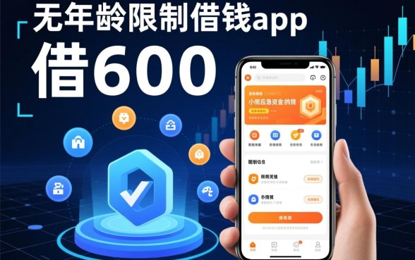 无年龄限制借钱app借600能下款吗？哪个借钱软件不看征信秒到账？