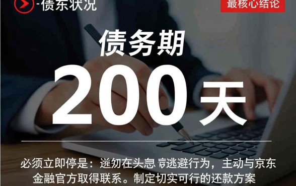 欠京东白条5000多200天会怎么样，会被起诉吗