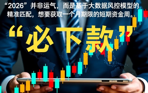 2026必下款的一个月的口子有哪些，怎么申请容易过？