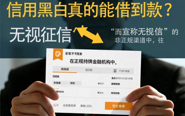 无信用黑户真的能借到款吗，黑户怎么申请秒下款