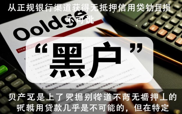 黑户也能顺利拿到贷款吗，黑户贷款有哪些靠谱渠道？