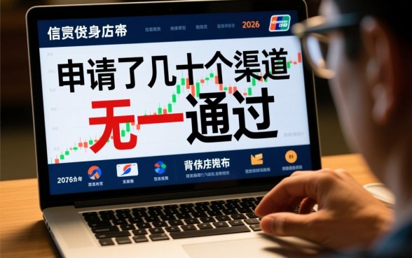 撸了几十个口子没有一个下款的，为什么贷款总是审核不通过？