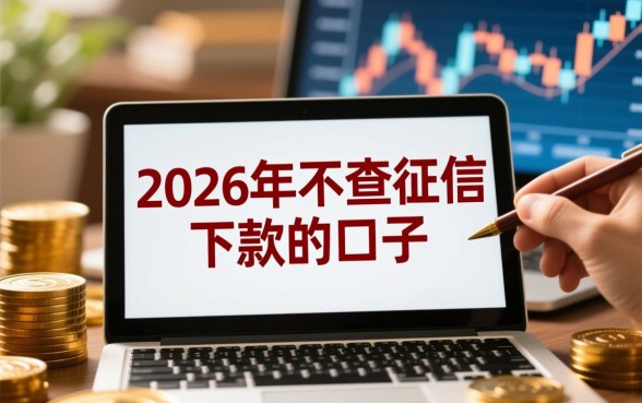 2026年不查征信下款的口子有哪些，哪里申请最快？