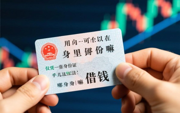 用身份证可以在哪里借钱嘛，身份证贷款怎么申请容易通过