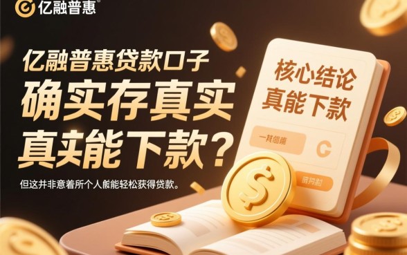 亿融普惠的贷款口子真能下款吗，审核通过率高吗？