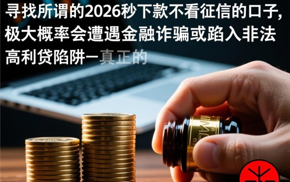2026秒下款不看征信的口子是真的吗，怎么申请