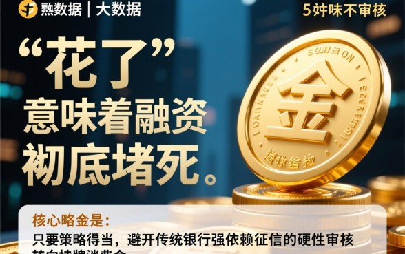 征信大数据花了能下的贷款口子有哪些？2026不看征信秒下款吗