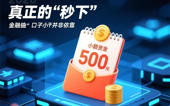 2026年借500秒下的口子有哪些？2026年借500秒下款平台推荐