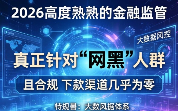2026实测网黑能下的口子有哪些，黑户真的能下款吗？