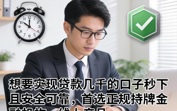 贷款几千的口子哪里有秒下最好，哪里能借到钱