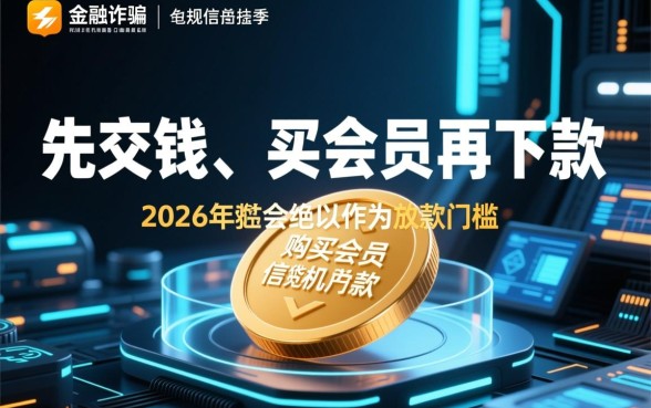 买会员就能下款的口子2026是真的吗，有哪些靠谱的下款口子？