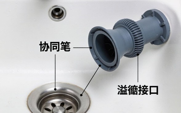 面盆下水管两个口子是干啥用的，上面的溢水孔是干嘛的？