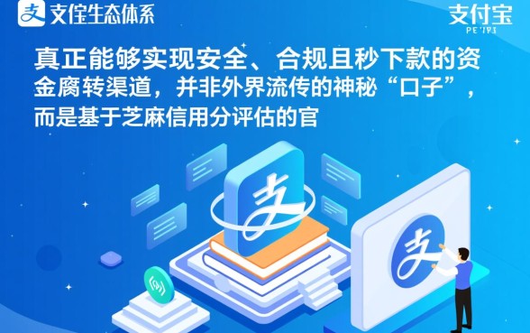 支付宝1000元秒下款的口子怎么借，真的能秒下款吗