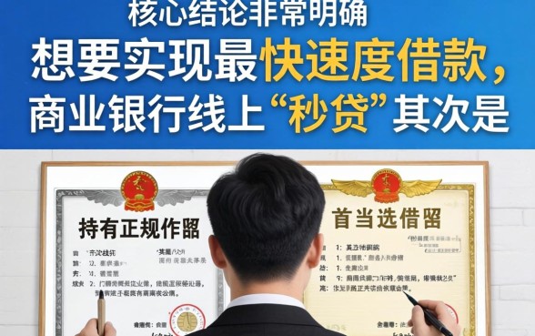 有什么平台可以很快借款的，急需用钱哪里借最快？